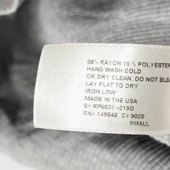 Everly Small S Heather Gray Split VNeck Ribbed Romper Casual Lounge Shorts - Picture 6 of 6